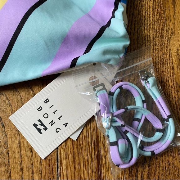 NWT Billabong Break A Dawn Tube Bikini Top Sz M - Picture 4 of 11